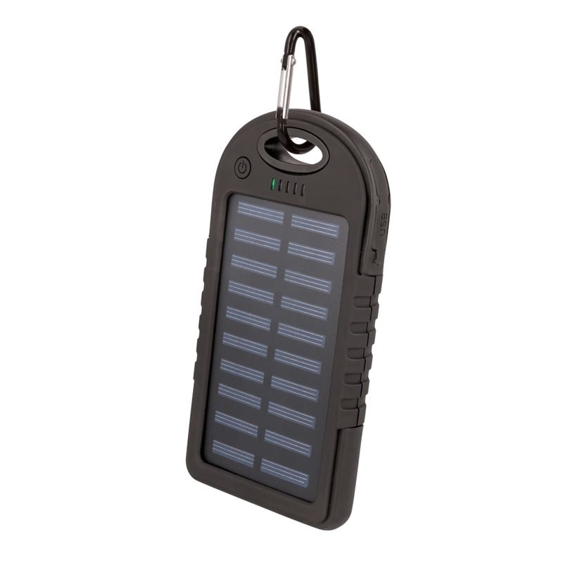 POWERBANK SOLAR 5000MAH CON PROTECCION IP NEGRO SETTY - GSM036554