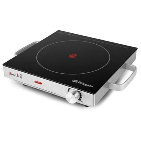 PLACA VITROCERAMICA ORBEGOZO PCE 5000 | 2000W | CRISTAL TEMPLADO - 16798