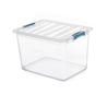CAJA KATLA TRANSPARENTE 20 LITROS CON ASAS ERGONOMICAS 39X29X25.5CM - 83550