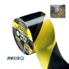 CINTA ADHESIVA DE SEÑALIZACION AMARILLO-NEGRA 30M X 50MM EDM - 47162