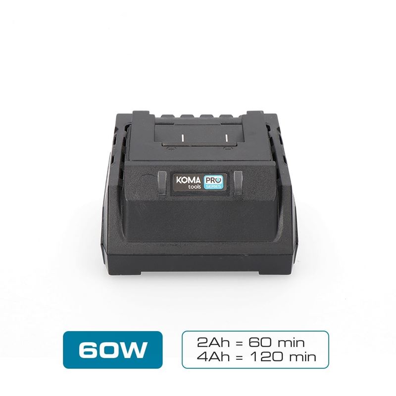 CARGADOR BATERIA 60W KOMA TOOLS PRO SERIES - 08772