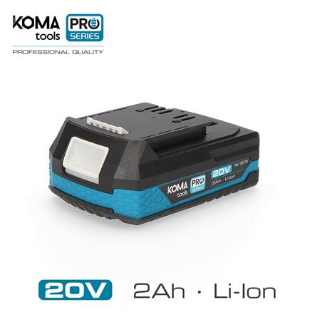 BATERIA LITIO 20V 2.0AH KOMA TOOLS PRO SERIES EDM - 08770
