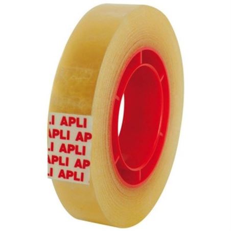 CINTA ADHESIVA TRANSPARENTE - 12MM X 33M - APLI - 11169