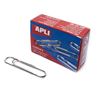 CAJA DE 100 UNIDADES DE CLIPS PLATEADOS APLI - Nº2 - 32MM - 11714