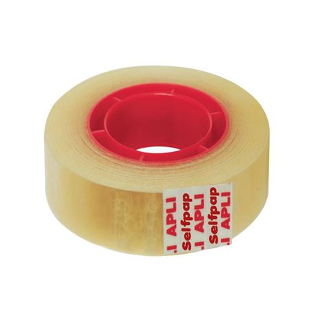 CINTA ADHESIVA TRANSPARENTE - 19MM X 33M - APLI - 11103
