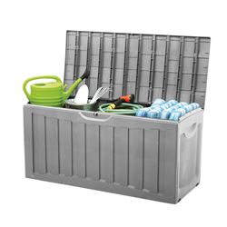 BAUL RESINA GRIS 340LITROS 57X118X53CM - 76140
