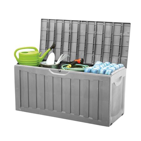 BAUL RESINA GRIS 340LITROS 57X118X53CM - 76140