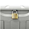 BAUL RESINA GRIS 340LITROS 57X118X53CM - 76140-2