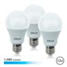 PACK 3 BOMBILLAS LED A60 | 12W | 1080LM | E27 | LUZ FRIA | ELBAT - EB0456