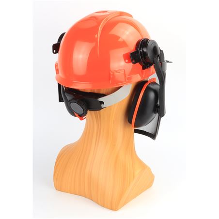 CASCO + PROTECTOR FACIAL + AURICULARES MADER - 49040-2