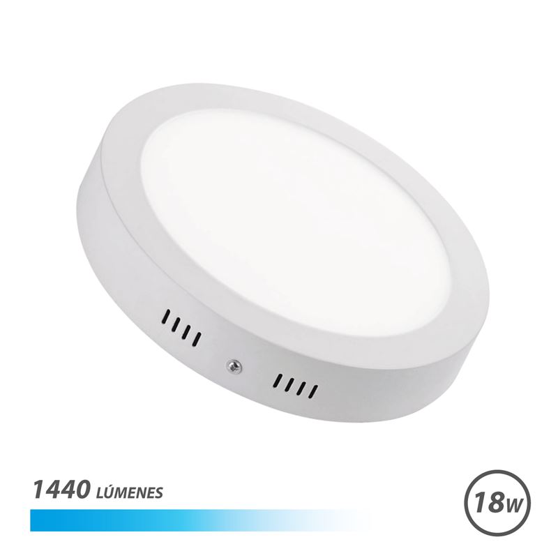 DOWNLIGHT CIRCULAR SOBRE PARED LED 18W LUZ FRIA ELBAT - EB0183