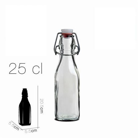 BOTELLA CIERRE PRESION 250ML SWING BORMIOLI - 16889