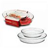 PACK 2 BANDEJAS HORNO OVALADAS CRISTAL BORCAM PASABAHCE - 217669