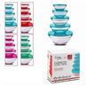 SET 5 TUPPER CRISTAL REDONDOS HERMETICOS C/ SURTIDOS - 46063