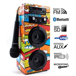 ALTAVOZ JOYBOX KARAOKE BLUETOOTH COMIC BIWOND - 51607