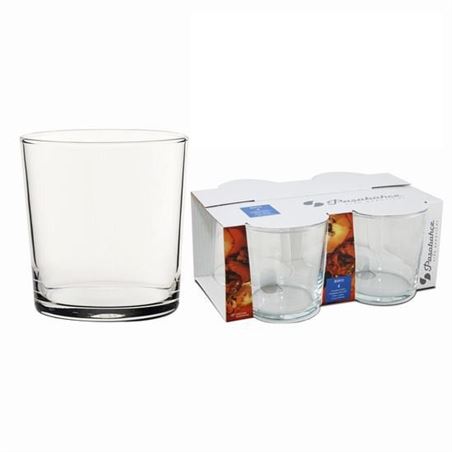 SET 4 VASOS BISTRO MEDIO 380CC PASABAHCE - 23913