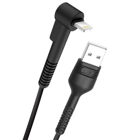 CABLE NB100 ANTI ROTURA ACODADO LIGHTNING A USB BLANCO 1 METRO XO - XONB100LG