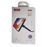 CABLE NB100 ANTI ROTURA ACODADO LIGHTNING A USB BLANCO 1 METRO XO - XONB100COMUN