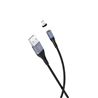 CABLE NB125 MAGNETICO LIGHTNING ALUMINIO | 1METRO | 2A | LED XO - XONB125LG