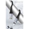 CABLE NB125 MAGNETICO LIGHTNING ALUMINIO | 1METRO | 2A | LED XO - XONB125-2