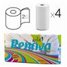 PACK 4 ROLLOS PAPEL COCINA DOBLE CAPA BLANCO RENOVA - 67119