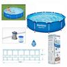 PISCINA + BOMBA FILTRO 396CM DIÁMETRO X H84CM BESTWAY - 56121