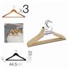 SET 3 PERCHAS MADERA 44.5CM URBAN LIVING - 15113