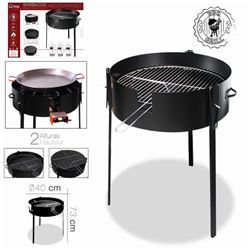 BARBACOA CARBON MODELO MEDITERRANEO 40XH73CM - 13568
