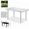 MESA DE JARDÍN FARO BLANCA 137X85XH72CM - 224685