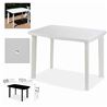 MESA DE JARDÍN FARETTO BLANCA 101X68XH72CM - 12033
