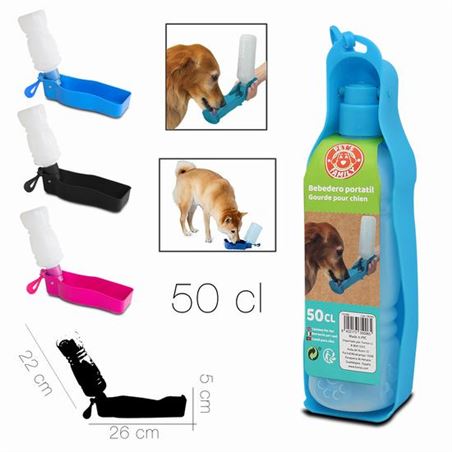 BEBEDERO PORTATIL PARA MASCOTAS 500ML - 335006