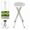 TABURETE PLEGABLE ALTO COCTEL BLANCO 32.5X29XH70CM - 14809