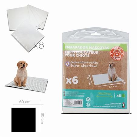PACK 6 EMPAPADORES PARA CACHORROS - 11295