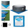 ALFOMBRA PROTECTORA PARA PISCINAS X 9 UNIDADES 50X50CM BESTWAY - 58220