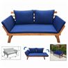 SOFA CAMA MADERA + COJINES - 19694