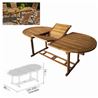 MESA JARDIN OVALADA EXTENSIBLE - 16558