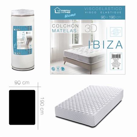COLCHON VISCOELASTICO IBIZA 90X190 URBAN LIVING - 10531