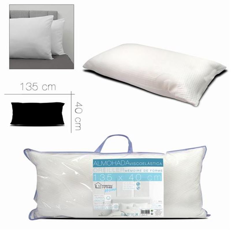 ALMOHADA VISCOELASTICA 135X40CM URBAN LIVING - 19011