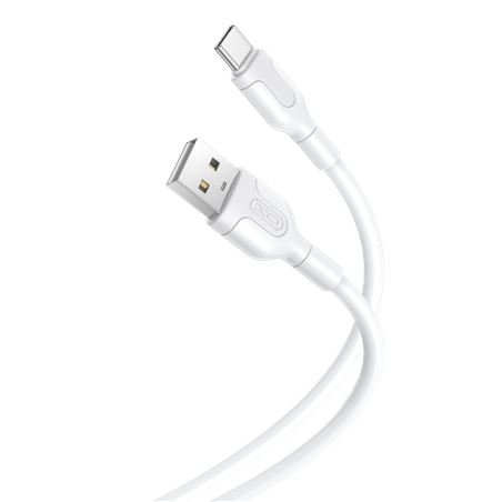 CABLE NB212 SILICONA USB - TIPO C | 2.1A | 1 MTR | BLANCO XO - XONB212TCWH