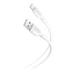 CABLE NB212 SILICONA USB - TIPO C | 2.1A | 1 MTR | BLANCO XO - XONB212TCWH