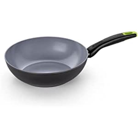 WOK DE ALUMINIO ANTIADHERENTE RECICLADO 28CM ECO NATURE MONIX - M261232