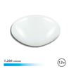 APLIQUE LED TECHO OVALADO 12W LUZ FRIA ELBAT - EB0480
