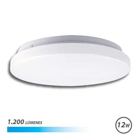 APLIQUE LED TECHO REDONDO 12W LUZ FRIA ELBAT - EB0479