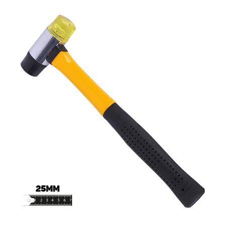 MARTILLO NYLON-POLIURETANO MANGO FIBRA 25MM BLIM - BL0314