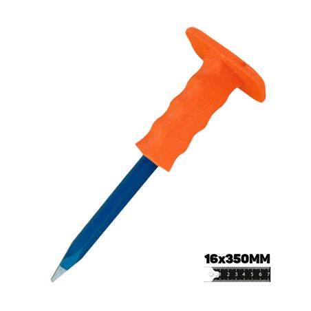 CINCEL CORTAFRÍO PUNTA 16X350MM CON PROTECTOR BLIM - BL0326