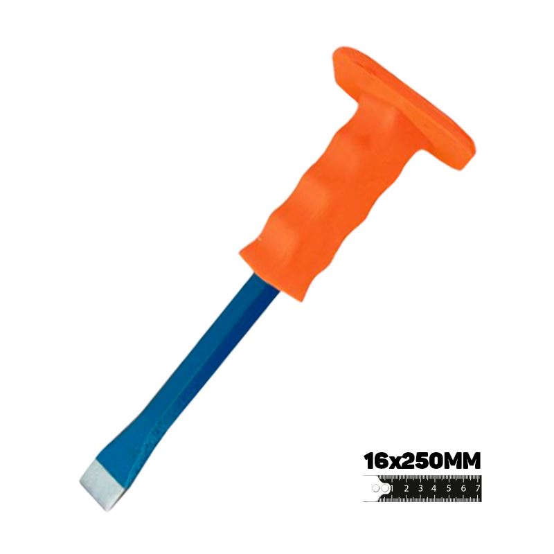 CINCEL CORTAFRÍO PLANO 16X250MM CON PROTECTOR BLIM - BL0325