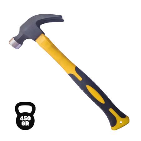 MARTILLO OREJA MANGO DE FIBRA 450GR BLIM - BL0311