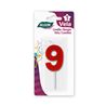 VELA ROJA NUMERO 9 ALGON - BA01022374956.
