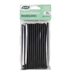 PACK 25 CAÑITAS PLASTICO REUTILIZABLE COCKTAIL ALGON - BA01016974908.