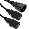 CABLE ALIMENTACION EN Y 0.75MM2 COBRE 30CM CROMAD - CR1135